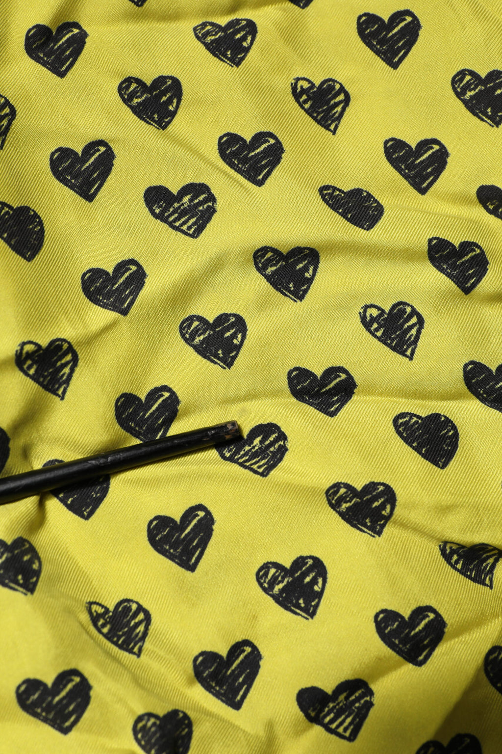 Dolce & Gabbana Gelbes Herz Kurzärmeliges Männer Freizeithemd