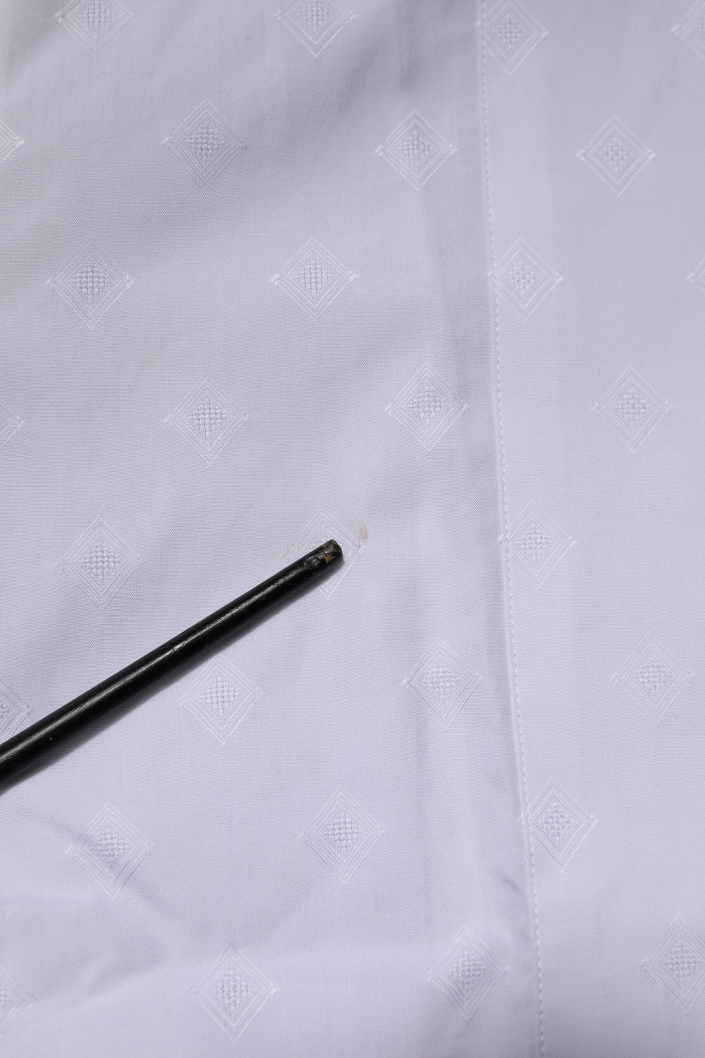 Dolce & Gabbana Weißes Lätzchen Baumwoll-Popeline GOLD Formelles Hemd