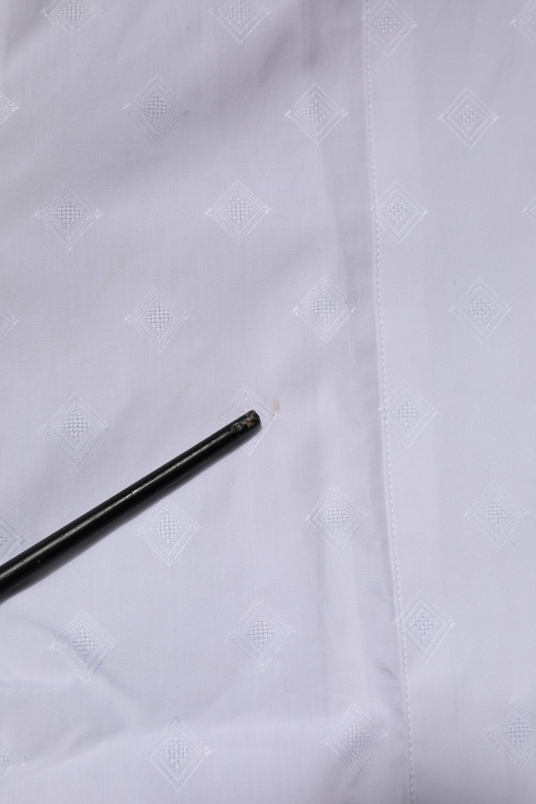 Dolce & Gabbana Weißes Lätzchen Baumwoll-Popeline GOLD Formelles Hemd