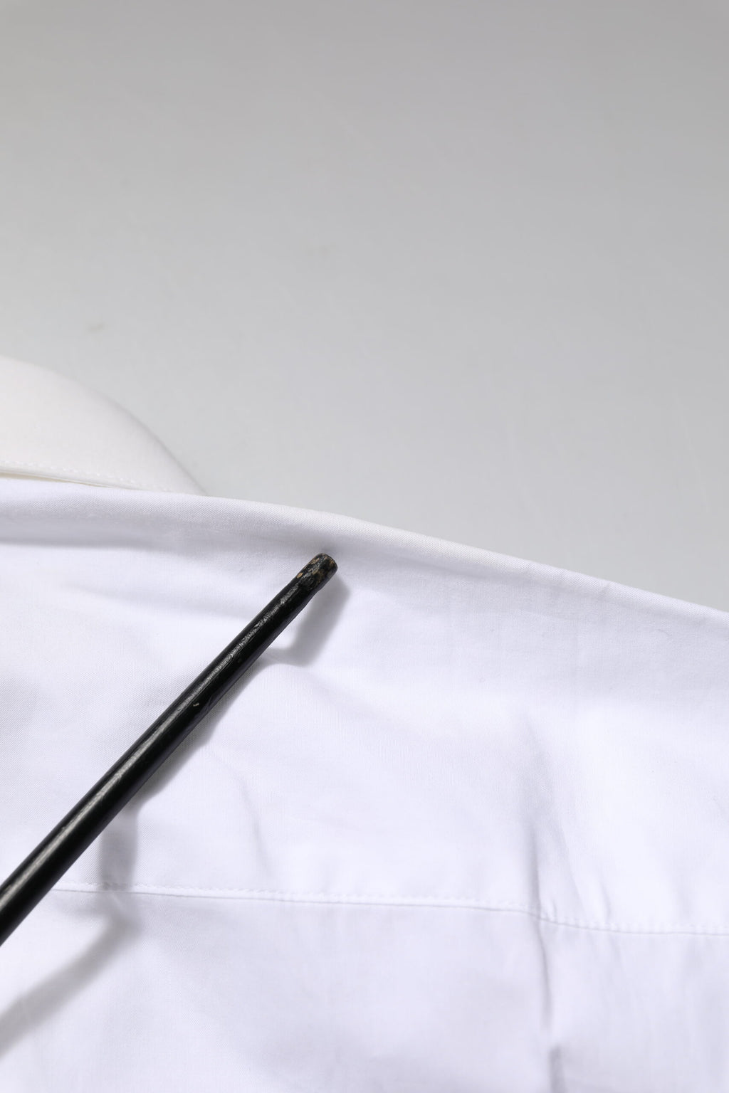 Dolce & Gabbana Weißes GOLD Langärmeliges Kleid Formales Hemd