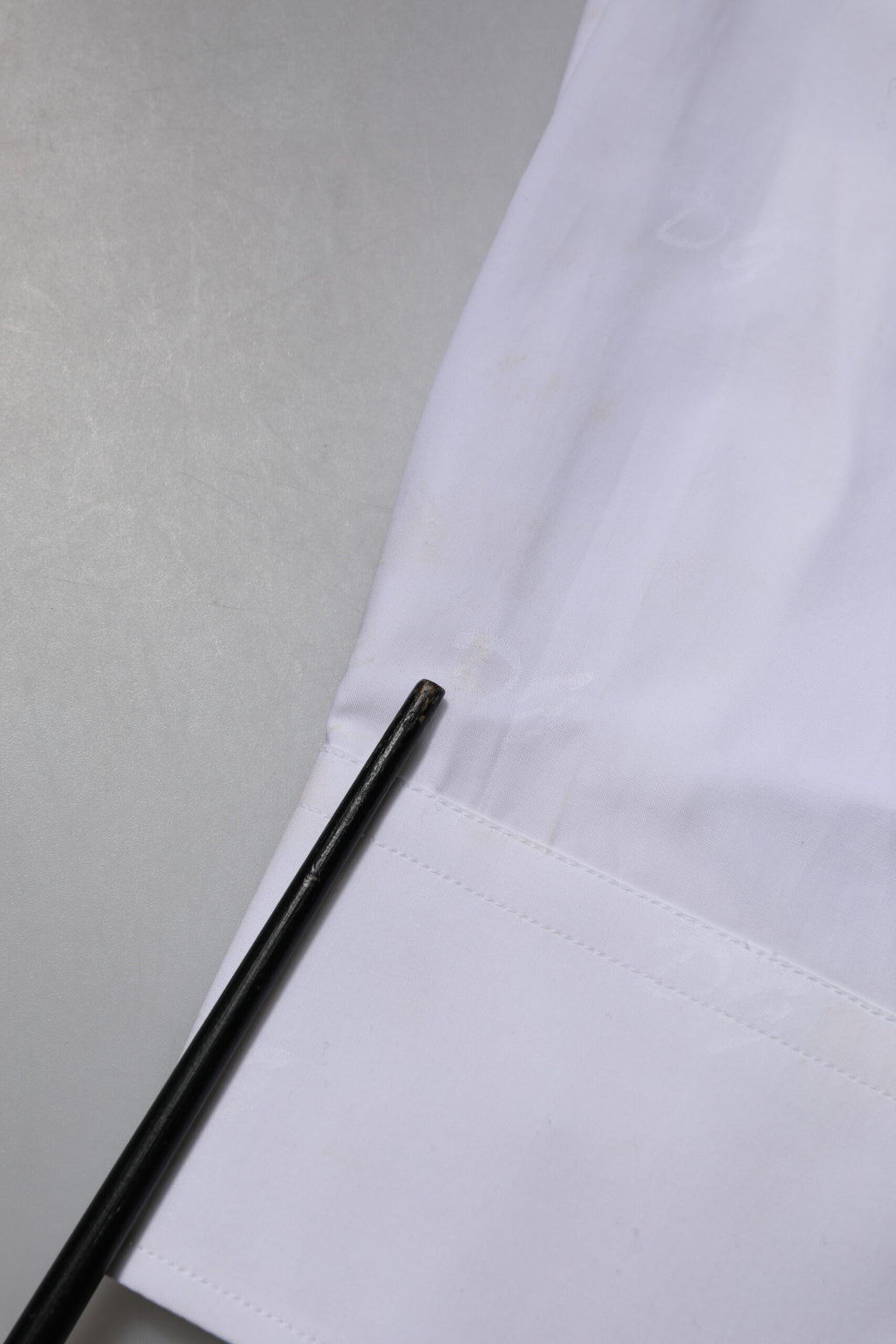 Dolce & Gabbana Weißes GOLD Langärmeliges Kleid Formales Hemd