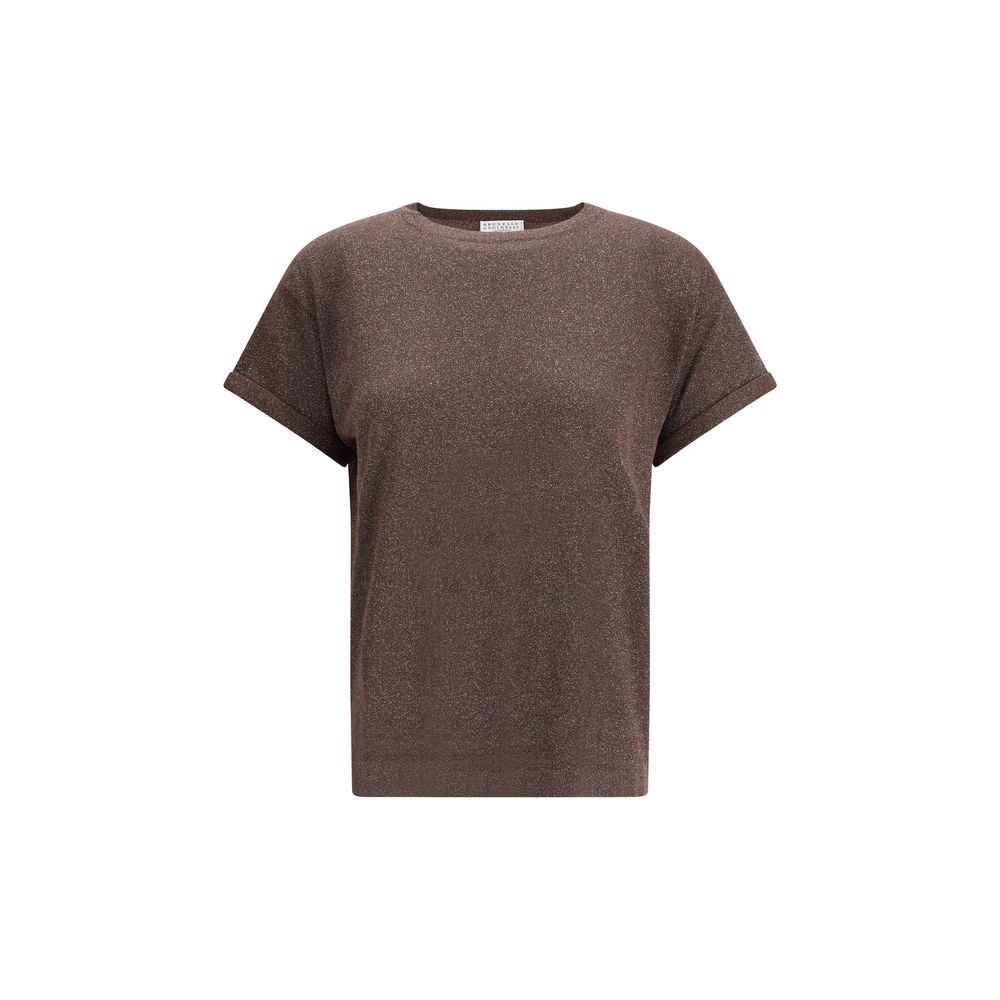 Brunello Cucinelli Lurex-T-Shirt