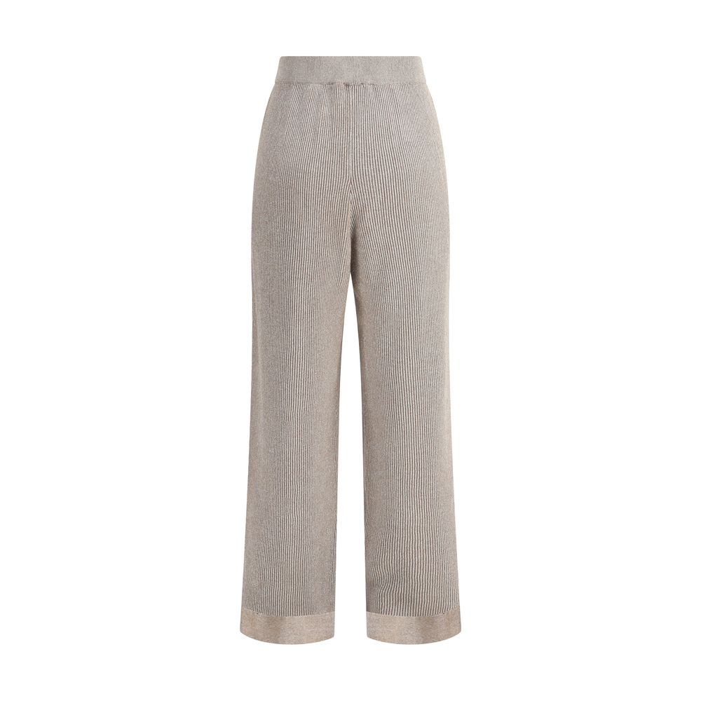 Brunello Cucinelli Gerippte Lurex-Hose