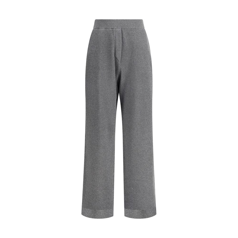 Brunello Cucinelli Gerippte Lurex-Hose