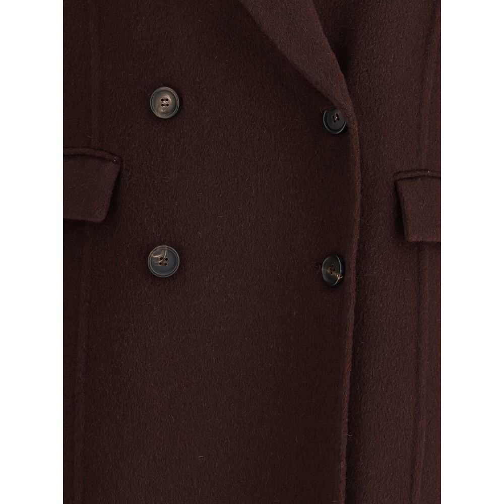 Brunello Cucinelli Zweireihiger Mantel