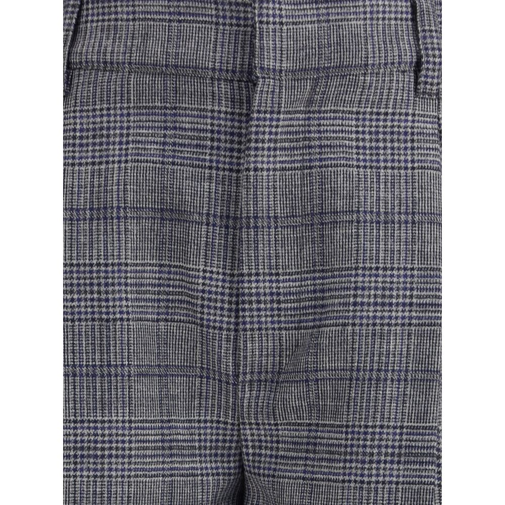 Brunello Cucinelli Prinz von Wales gemusterte Hose