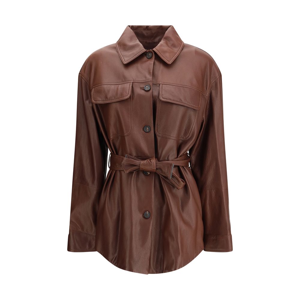 Brunello Cucinelli Jacke aus Saharaleder