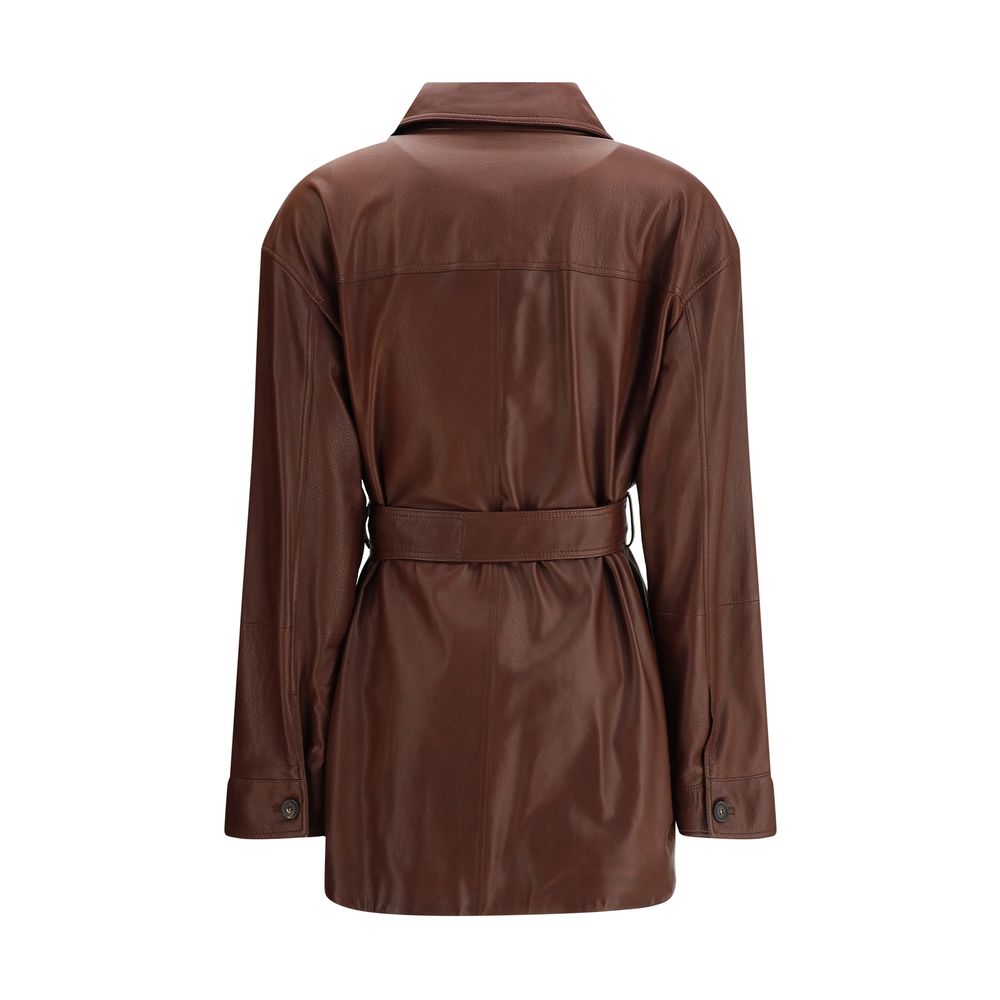 Brunello Cucinelli Jacke aus Saharaleder
