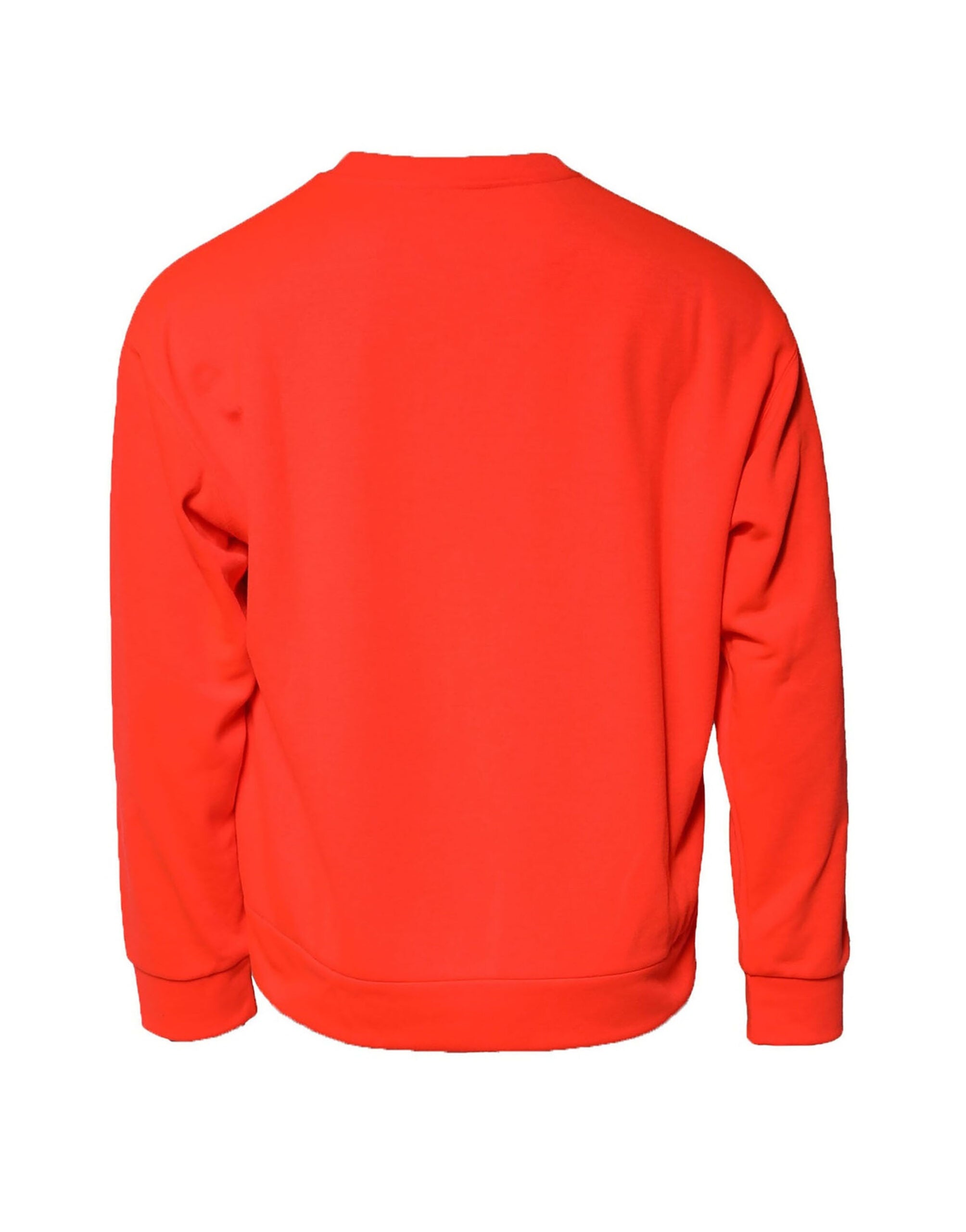Dolce & Gabbana Orange Polyester DG Logo Sweatshirt Pullover
