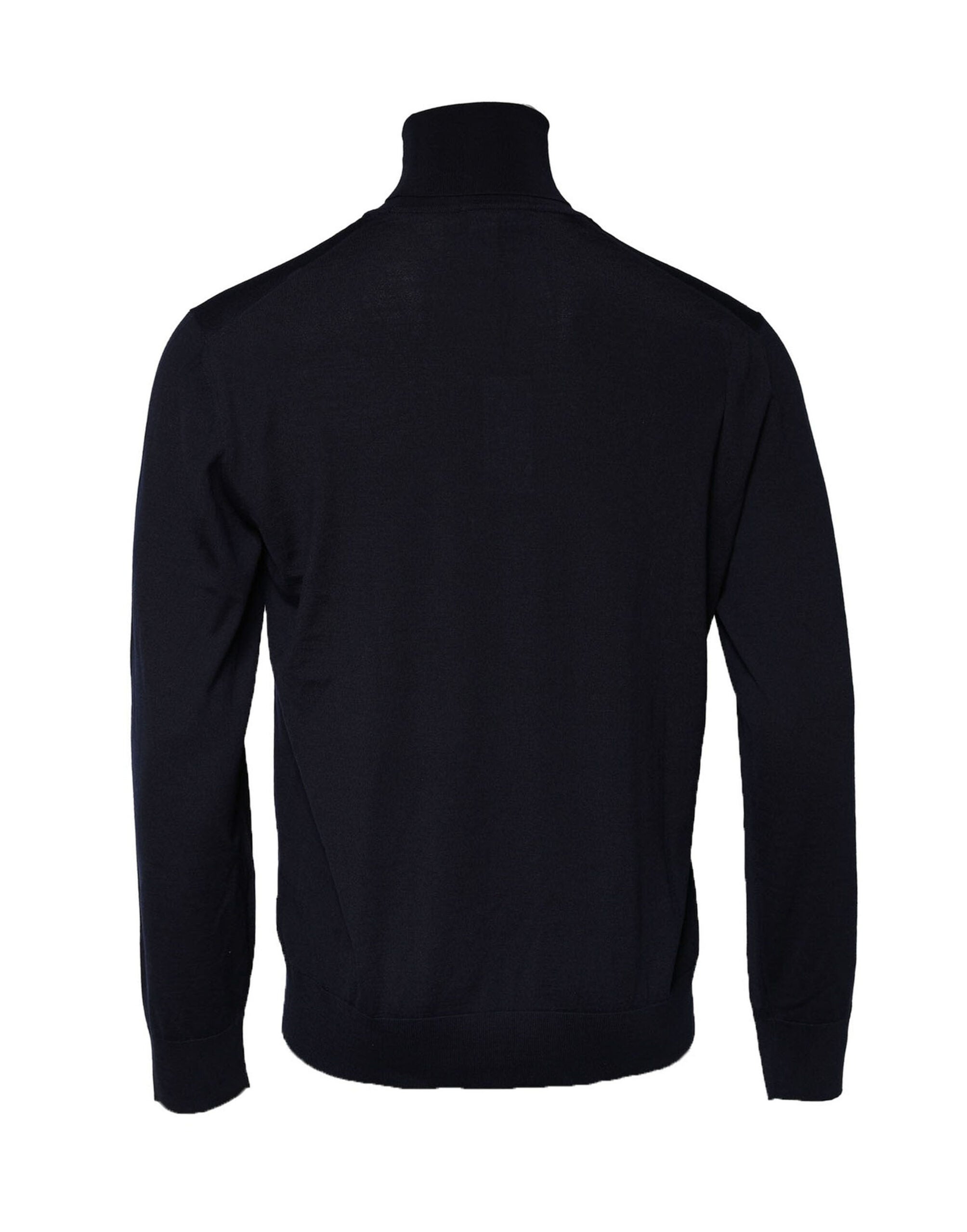 Dolce & Gabbana Blauer langärmeliger Rollkragenpullover