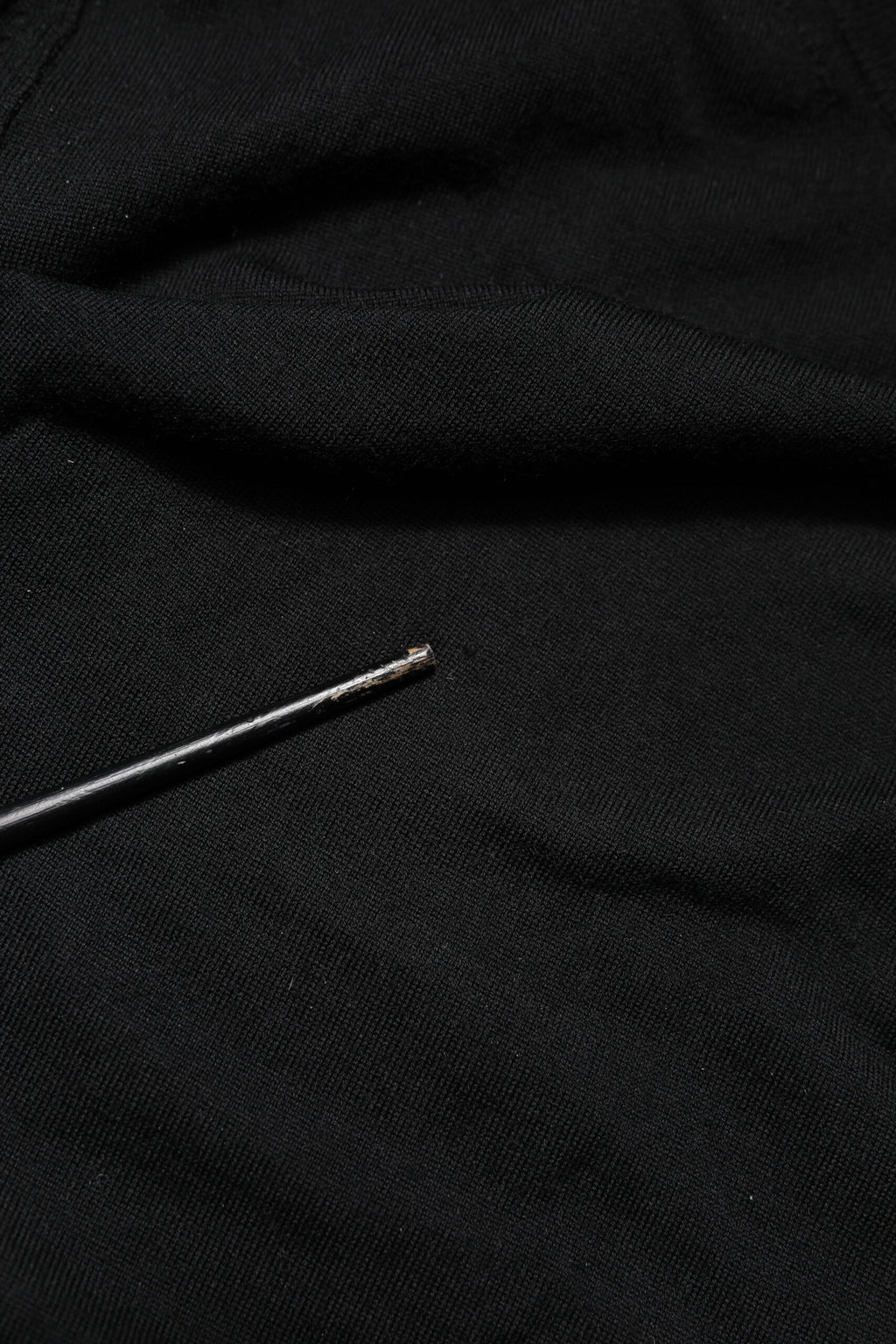 Dolce & Gabbana Schwarzer langärmeliger Pullover mit Rundhalsausschnitt