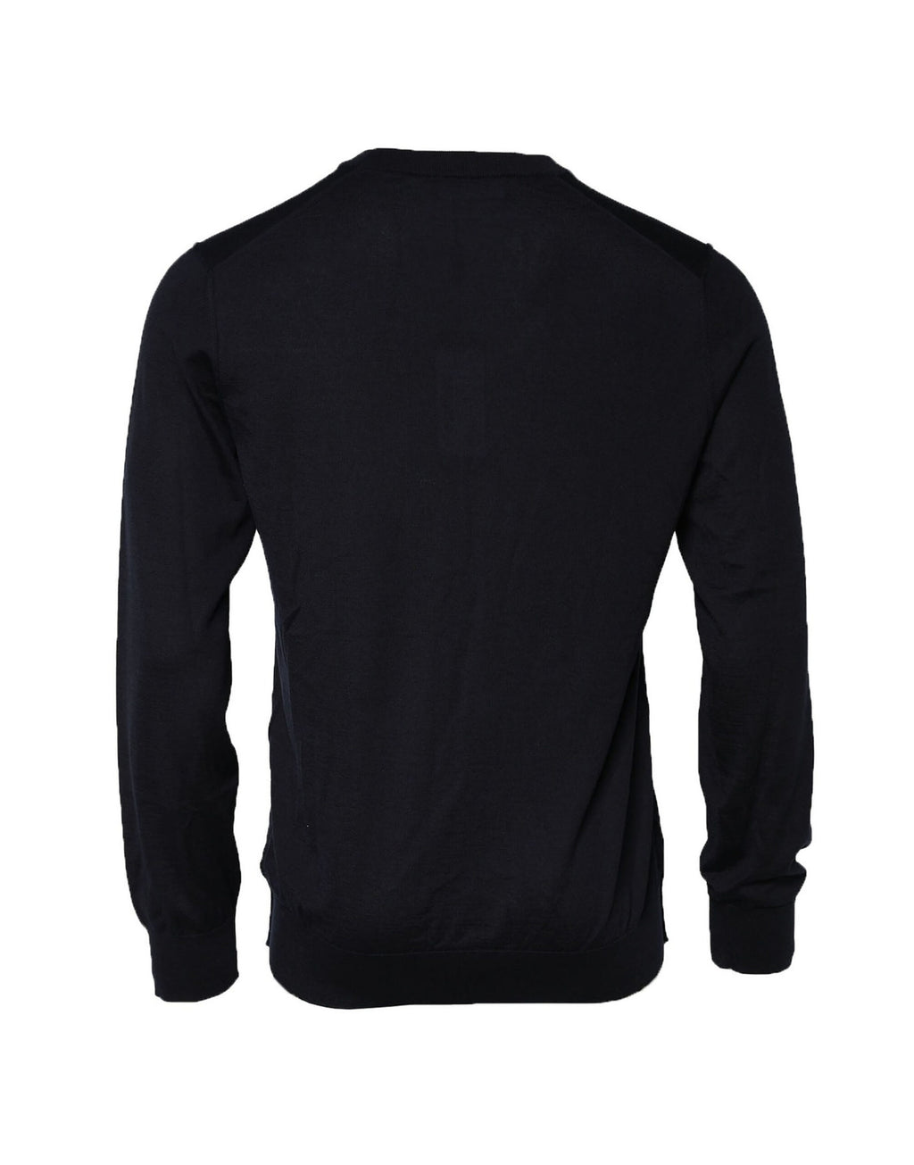 Dolce & Gabbana Schwarzes Kaschmir-Rundhals-Sweatshirt Pullover