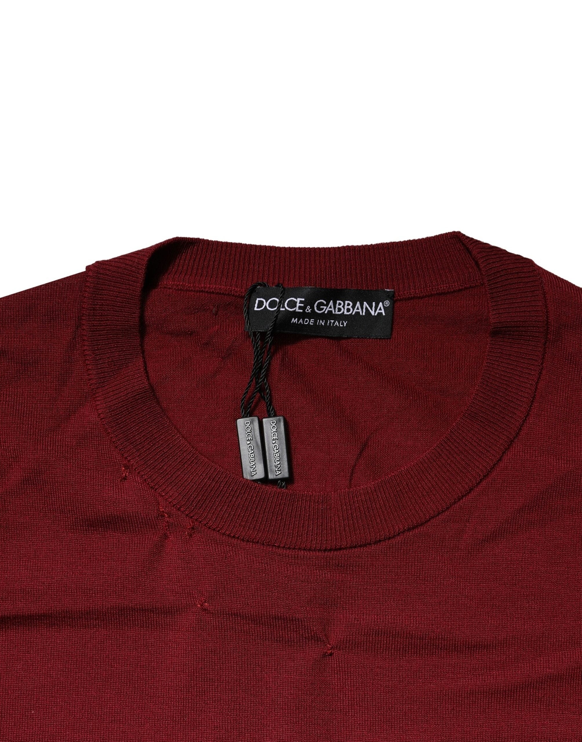 Dolce & Gabbana Braunes Kaschmir Sweatshirt mit Rundhalsausschnitt Pullover