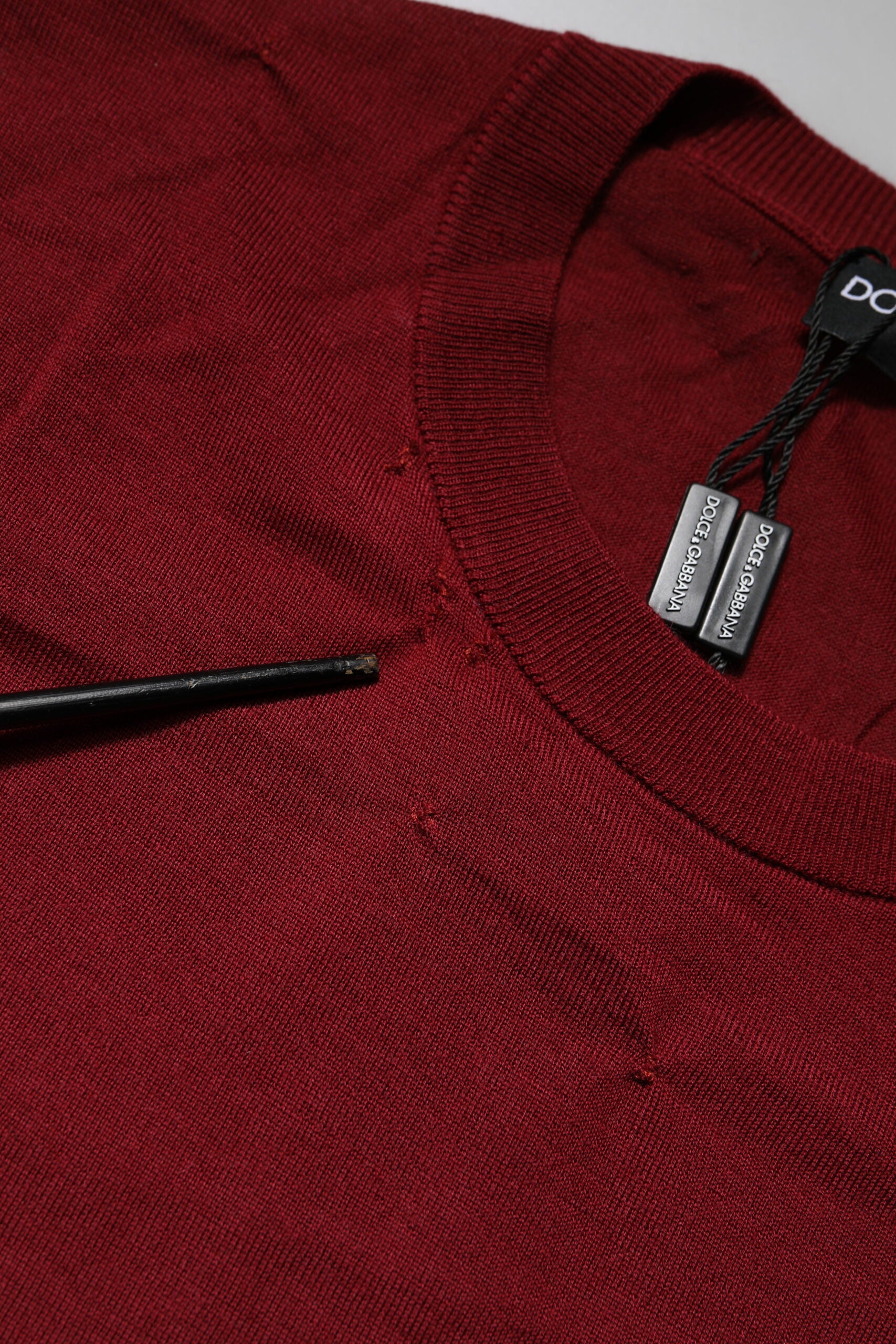 Dolce & Gabbana Braunes Kaschmir Sweatshirt mit Rundhalsausschnitt Pullover