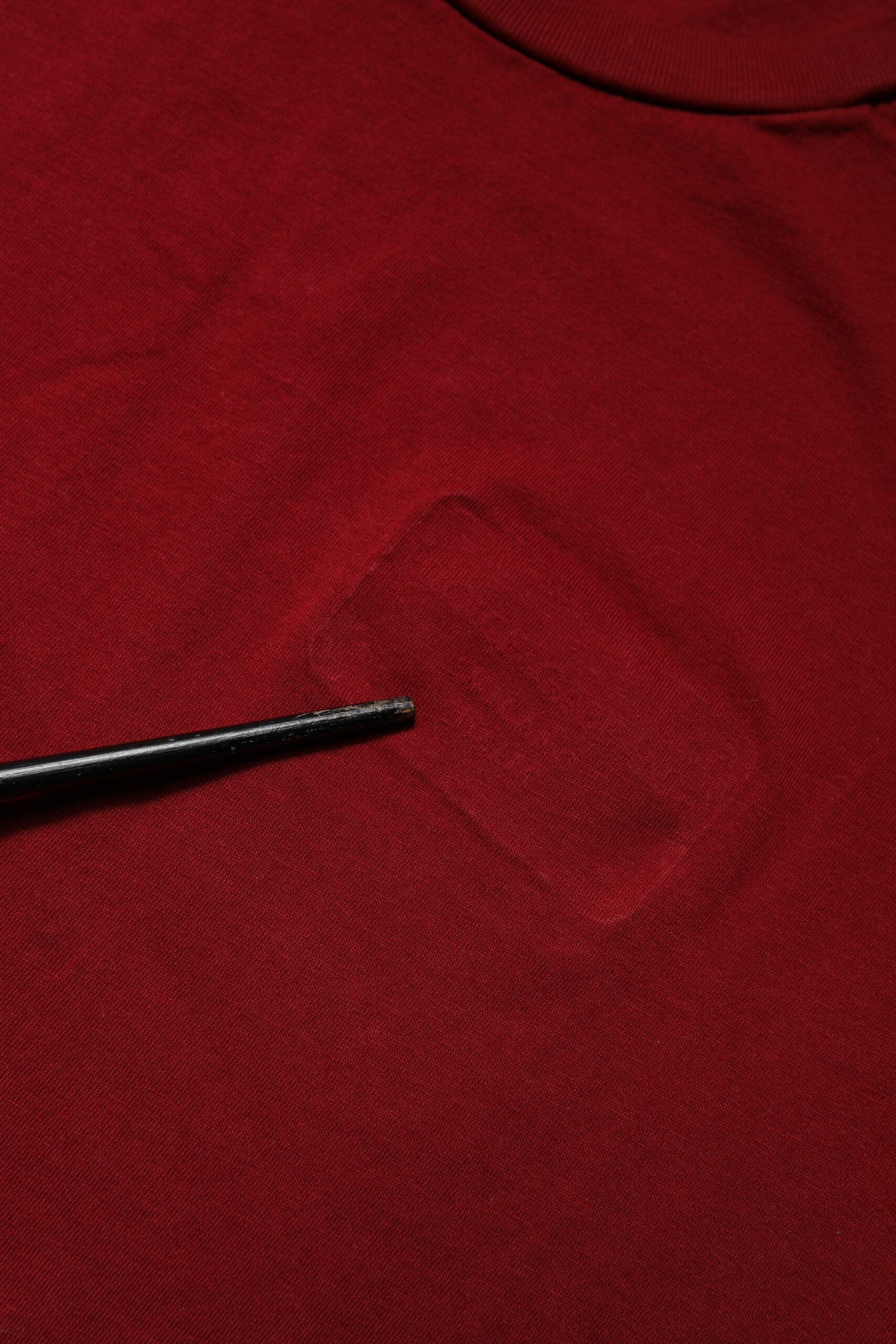 Dolce & Gabbana Dunkelrotes Herren T-Shirt mit Rundhalsausschnitt und kurzen Ärmeln