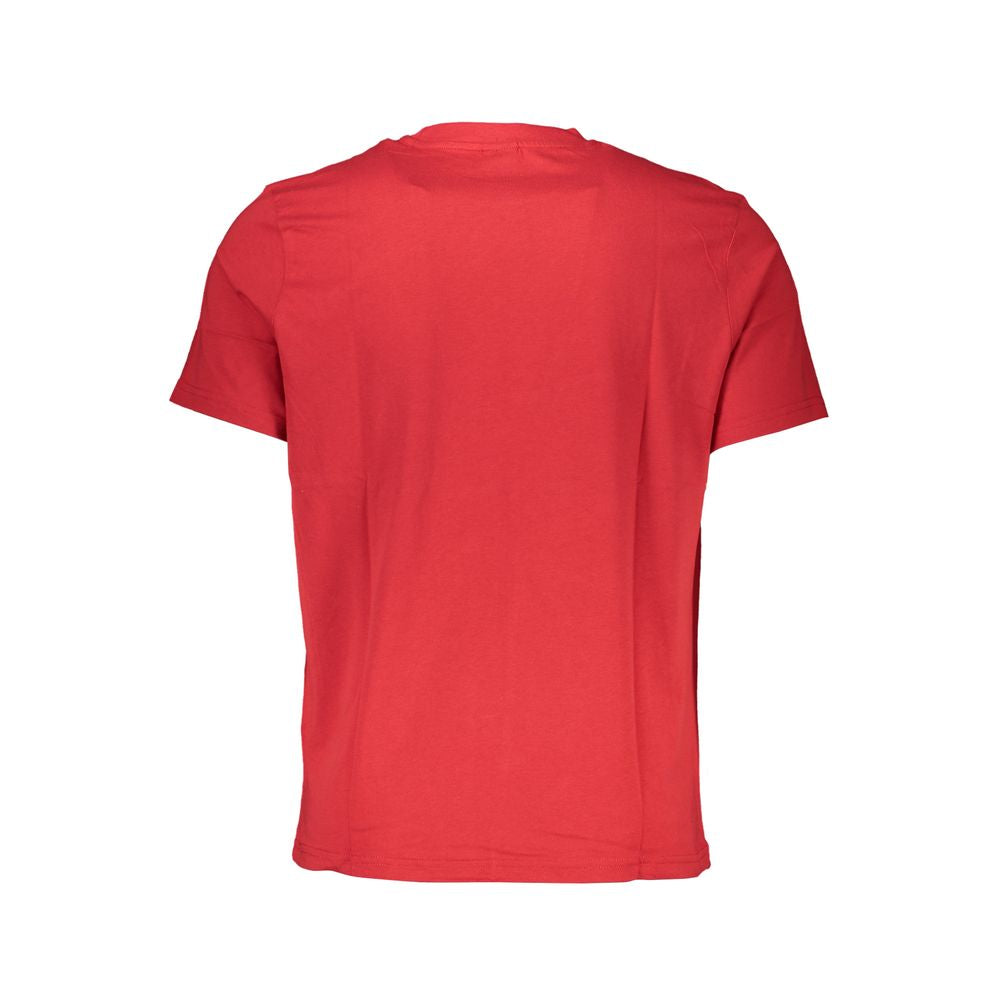 North Sails T-Shirt aus roter Baumwolle