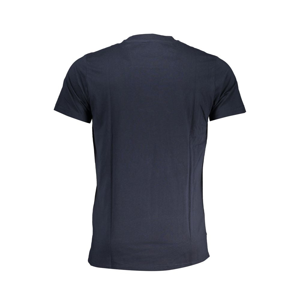 Cavalli Class T-Shirt aus blauer Baumwolle