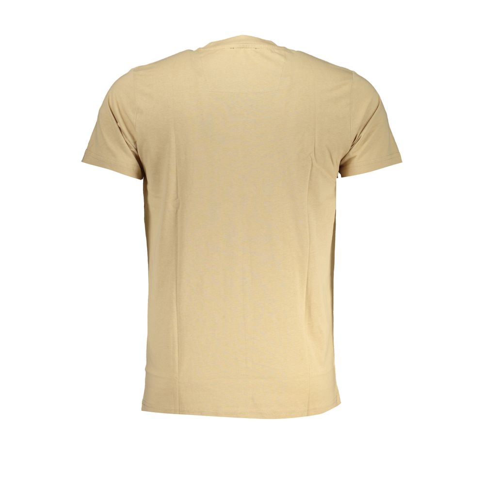 Cavalli Class T-Shirt aus beiger Baumwolle
