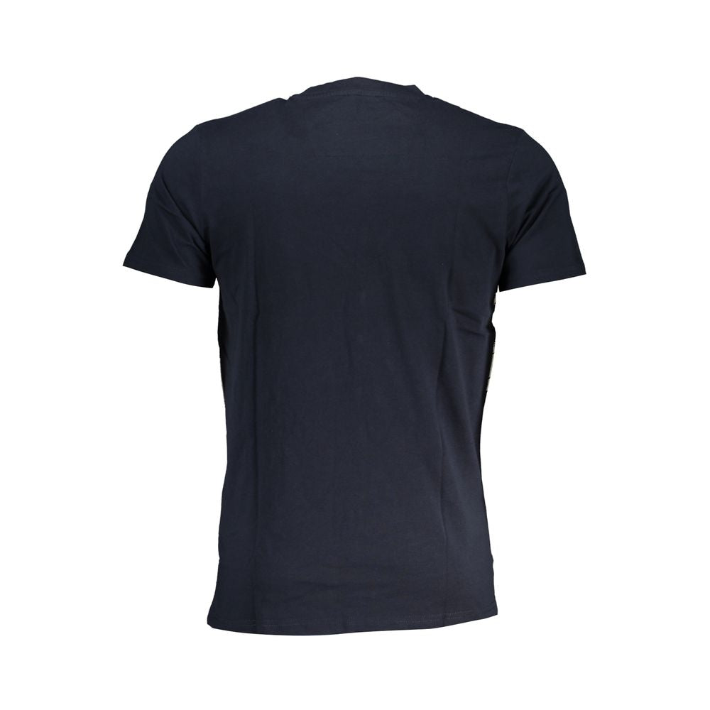 Cavalli Class T-Shirt aus blauer Baumwolle
