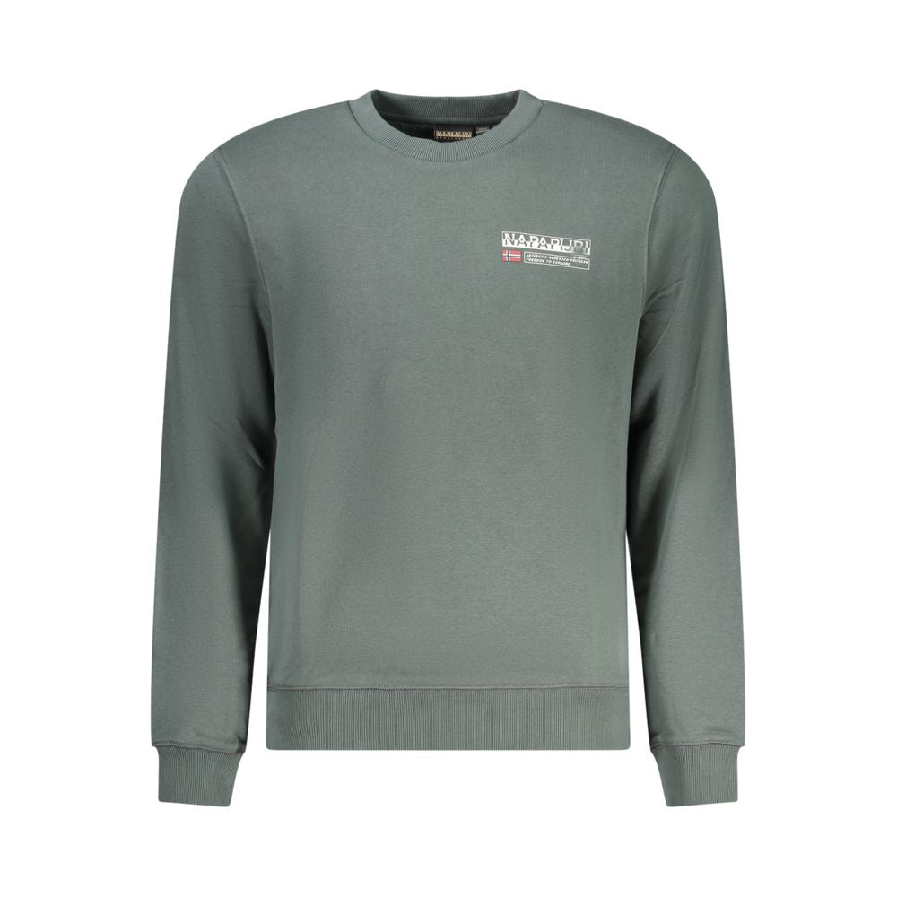 Napapijri Grünes Baumwoll-Sweatshirt