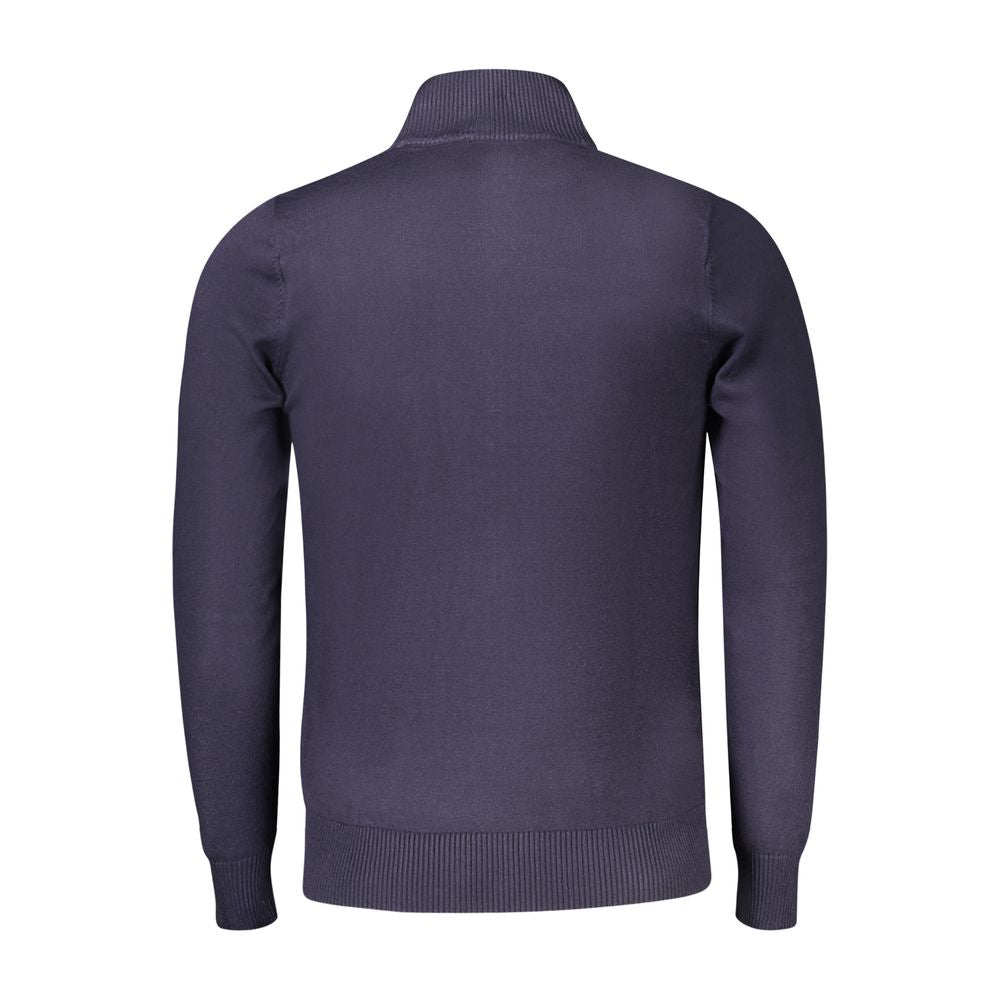 Coveri Moving Blauer Viskose Pullover für Männer