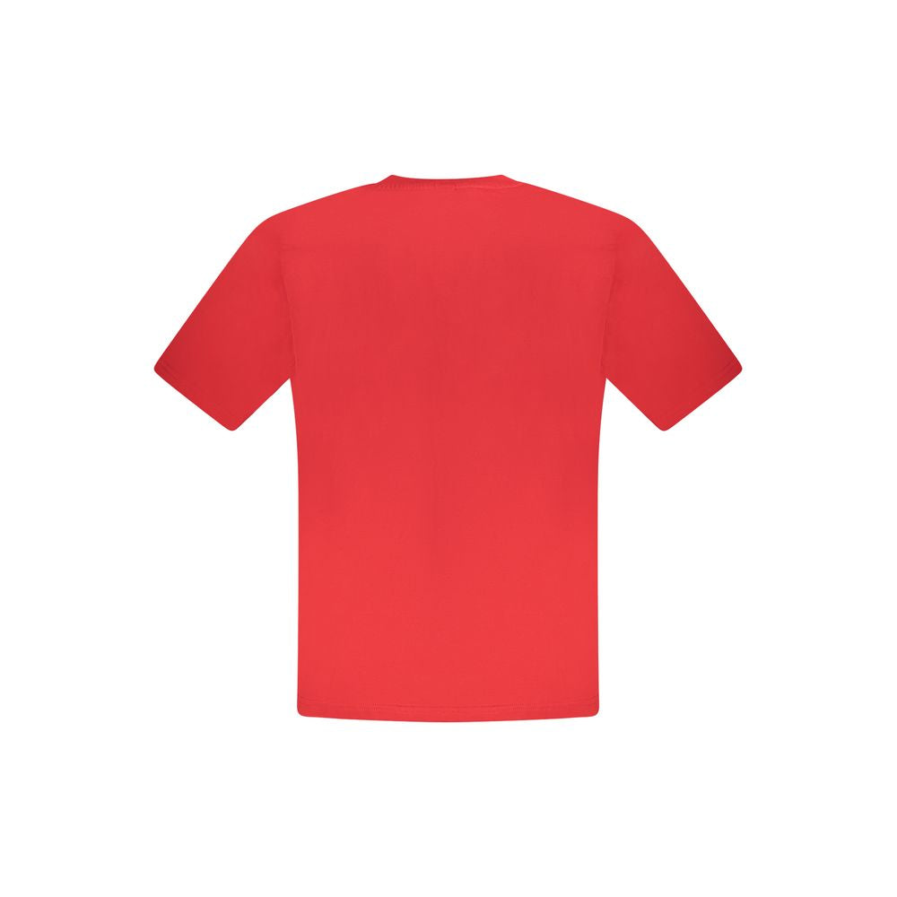 North Sails Rotes Baumwolle Männer T-Shirt