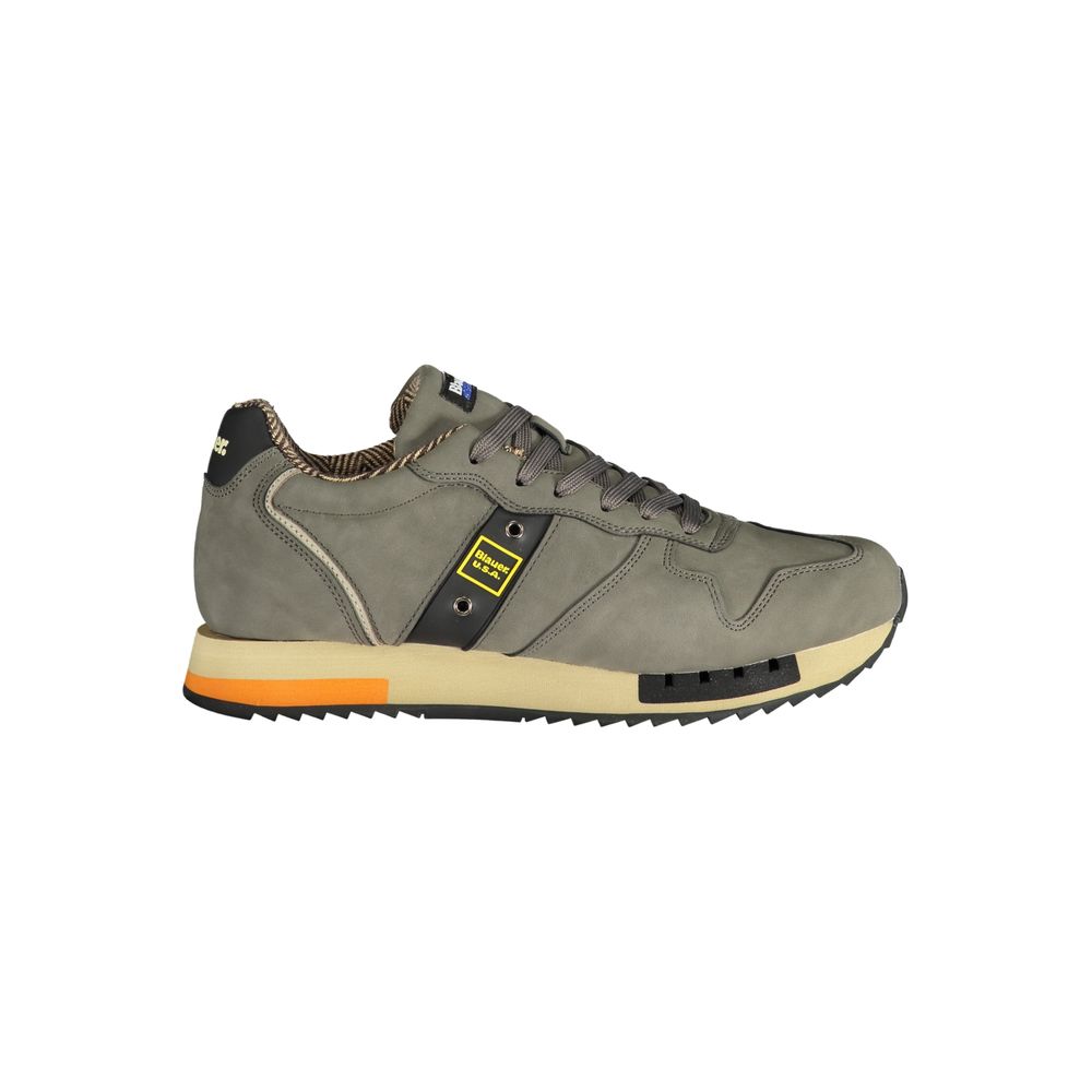 Blauer Graue Polyethylen Herren Sneaker