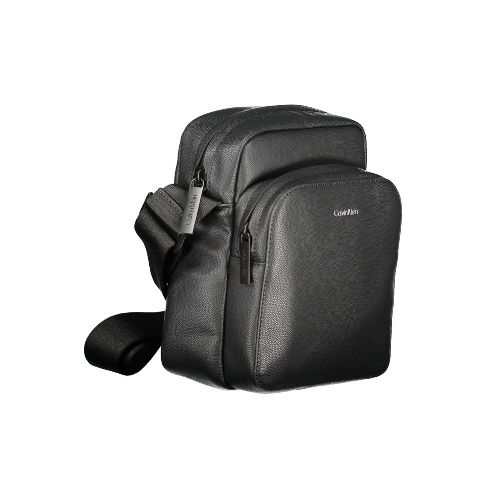 Calvin Klein Schwarze Polyester Männer Umhängetasche