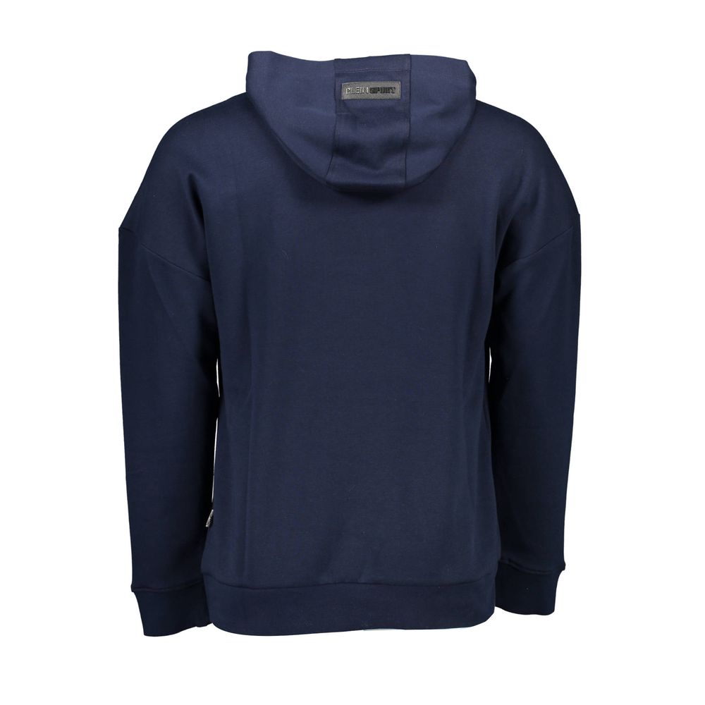 Plein Sport Blauer Baumwollpullover für Männer