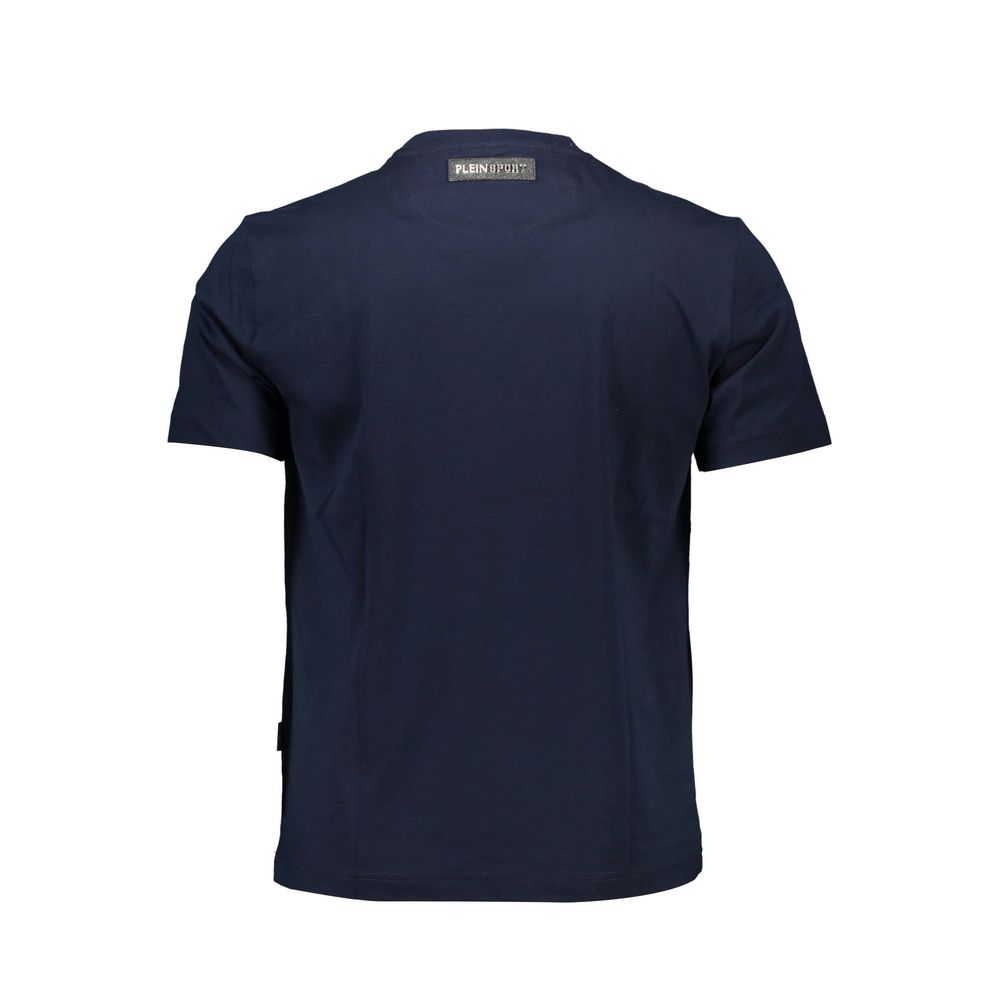 Plein Sport Blau Baumwolle Männer T-Shirt