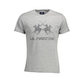 La Martina Braunes Baumwoll-T-Shirt für Männer