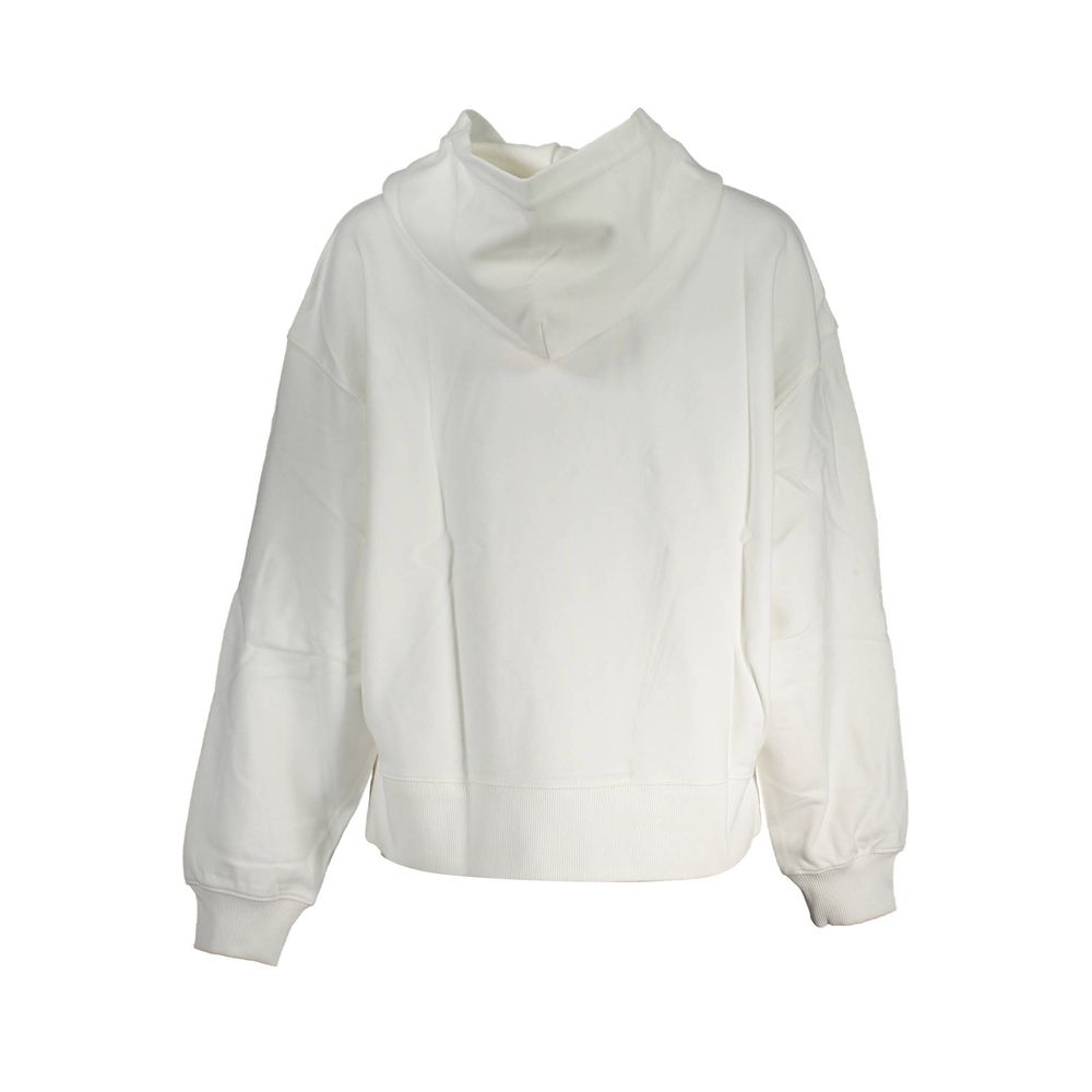 Calvin Klein Weißer Baumwollpullover für Frauen