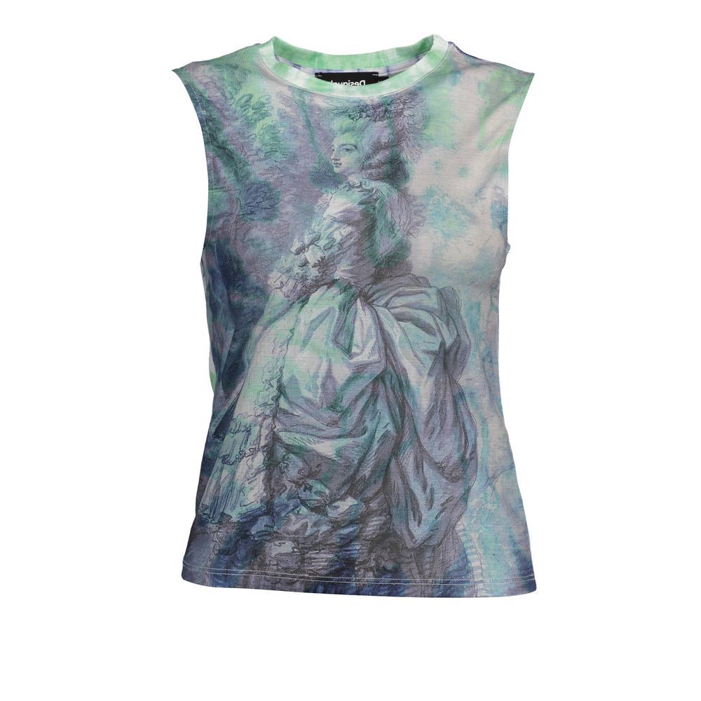 Desigual Blaues Polyester Damen Top