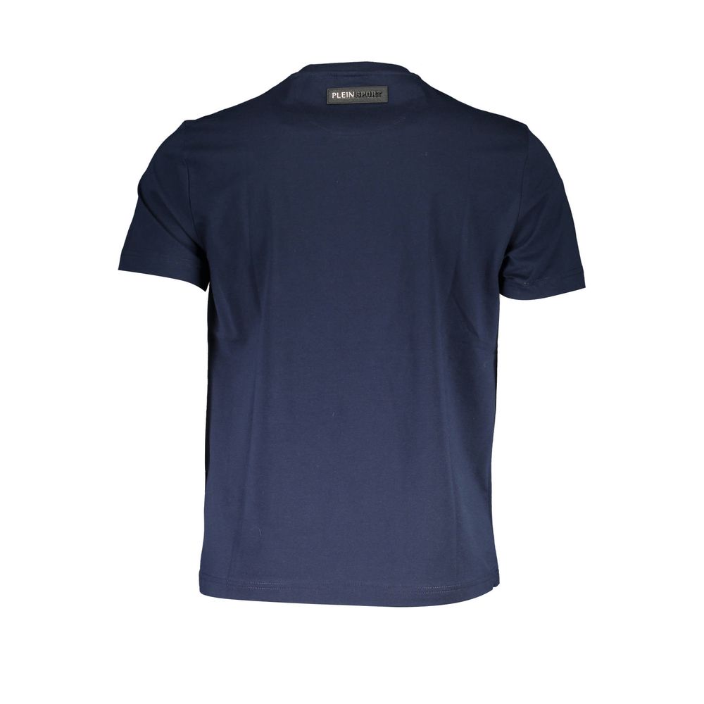 Plein Sport Blau Baumwolle Männer T-Shirt