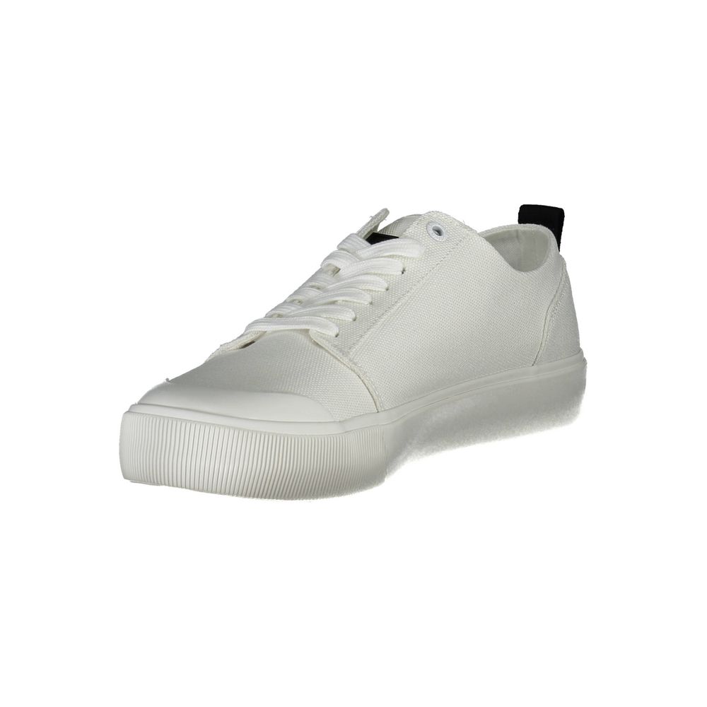 Calvin Klein Weiß Baumwolle Männer Sneaker