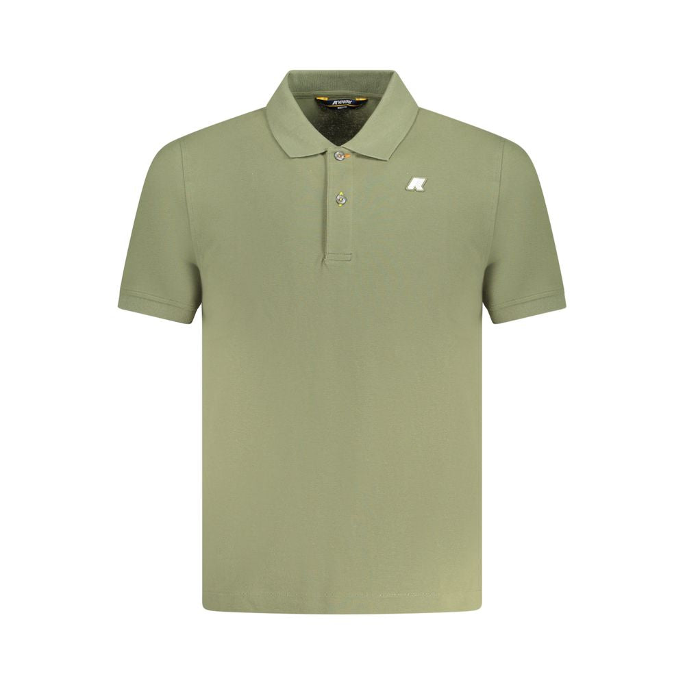 K-WAY Grünes Baumwoll-Poloshirt