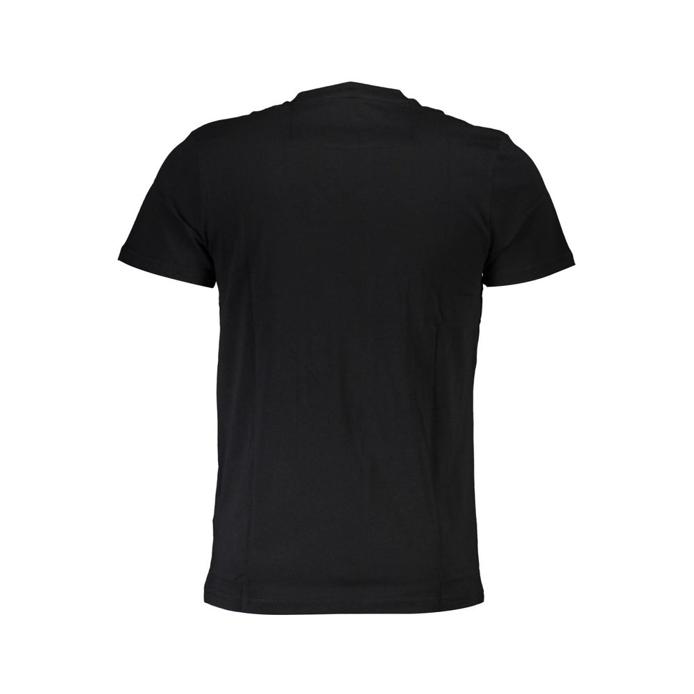Cavalli Class Schwarzes Baumwolle Männer T-Shirt