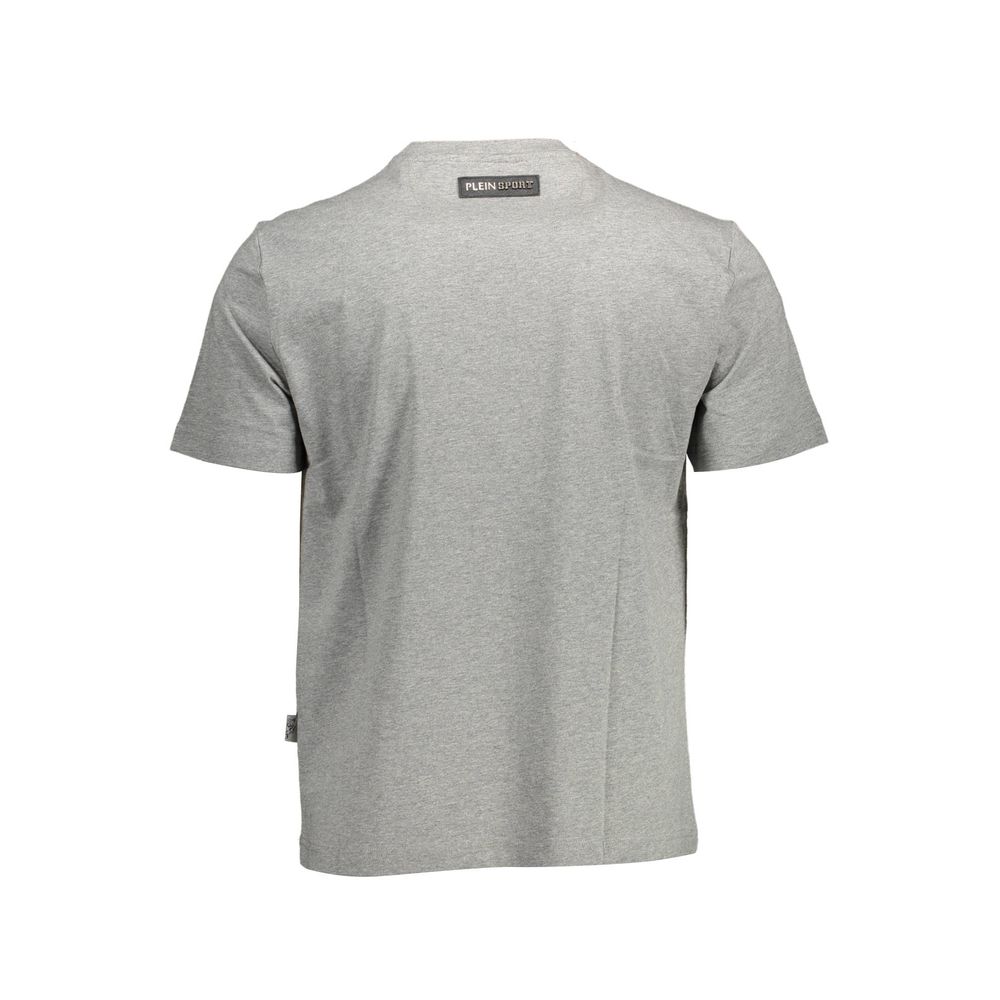 Plein Sport Braunes Baumwoll-T-Shirt für Männer