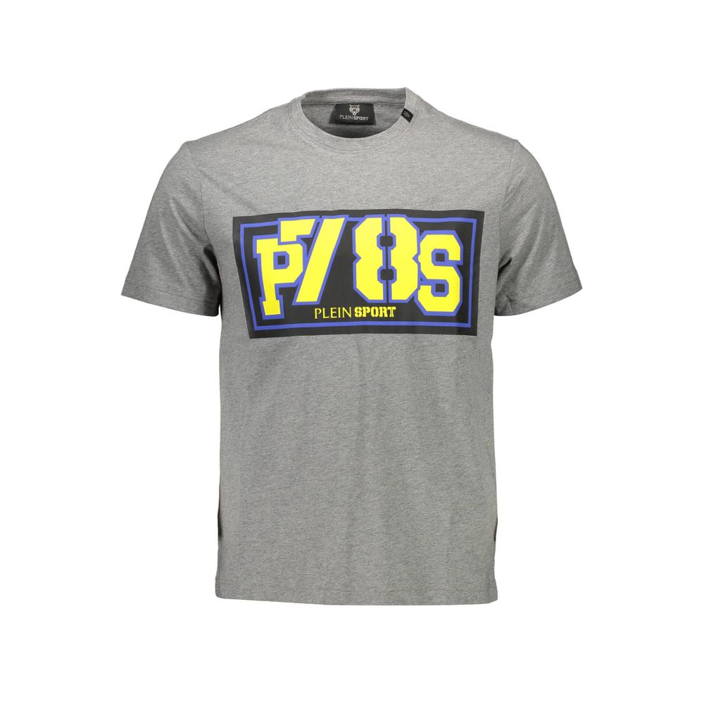 Plein Sport Braunes Baumwoll-T-Shirt für Männer