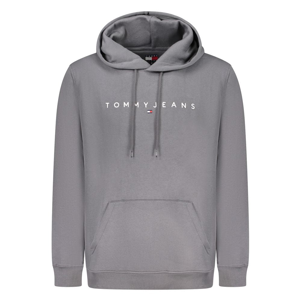 Tommy Hilfiger Grauer Baumwollpullover für Männer