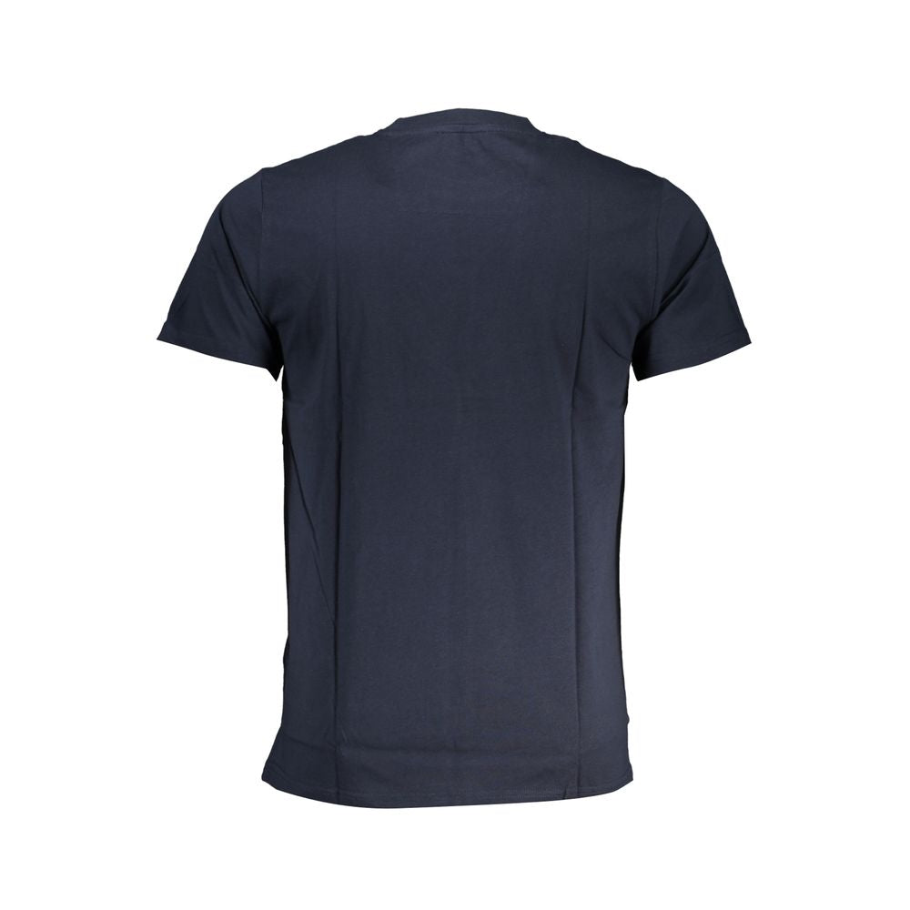 Cavalli Class T-Shirt aus blauer Baumwolle