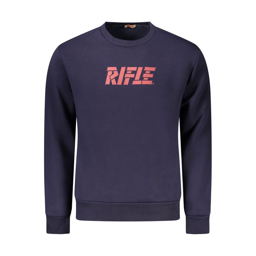Rifle Blauer Baumwoll-Pullover für Herren