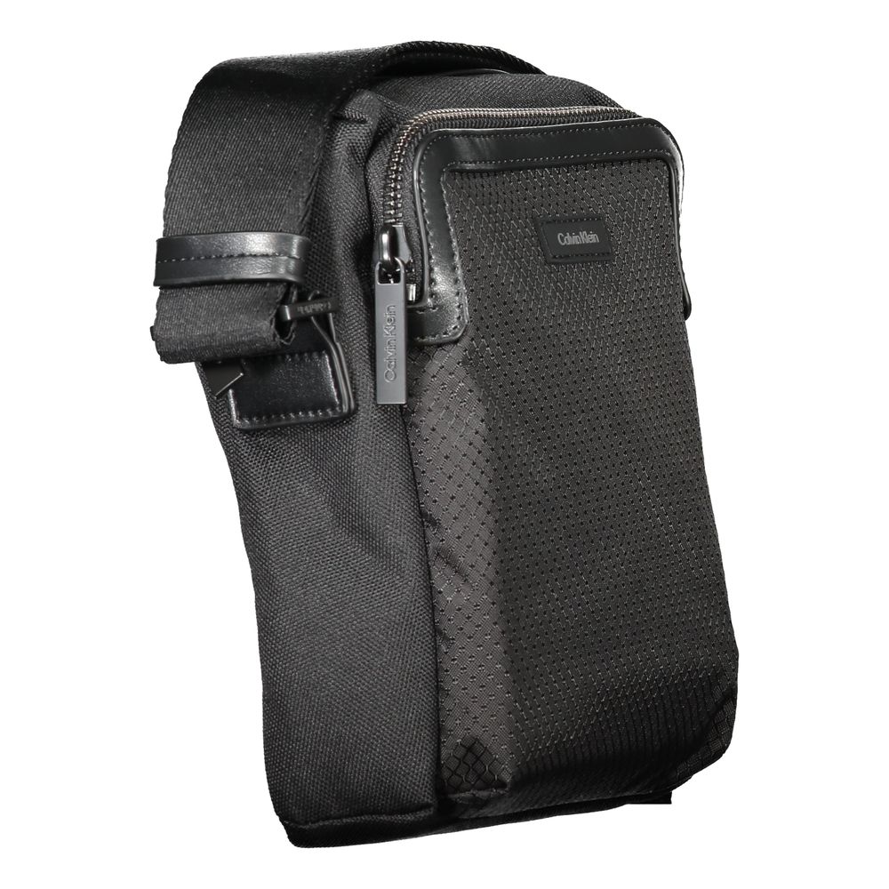 Calvin Klein Schwarze Polyester Männer Umhängetasche