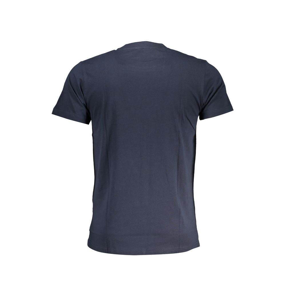 Cavalli Class T-Shirt aus blauer Baumwolle