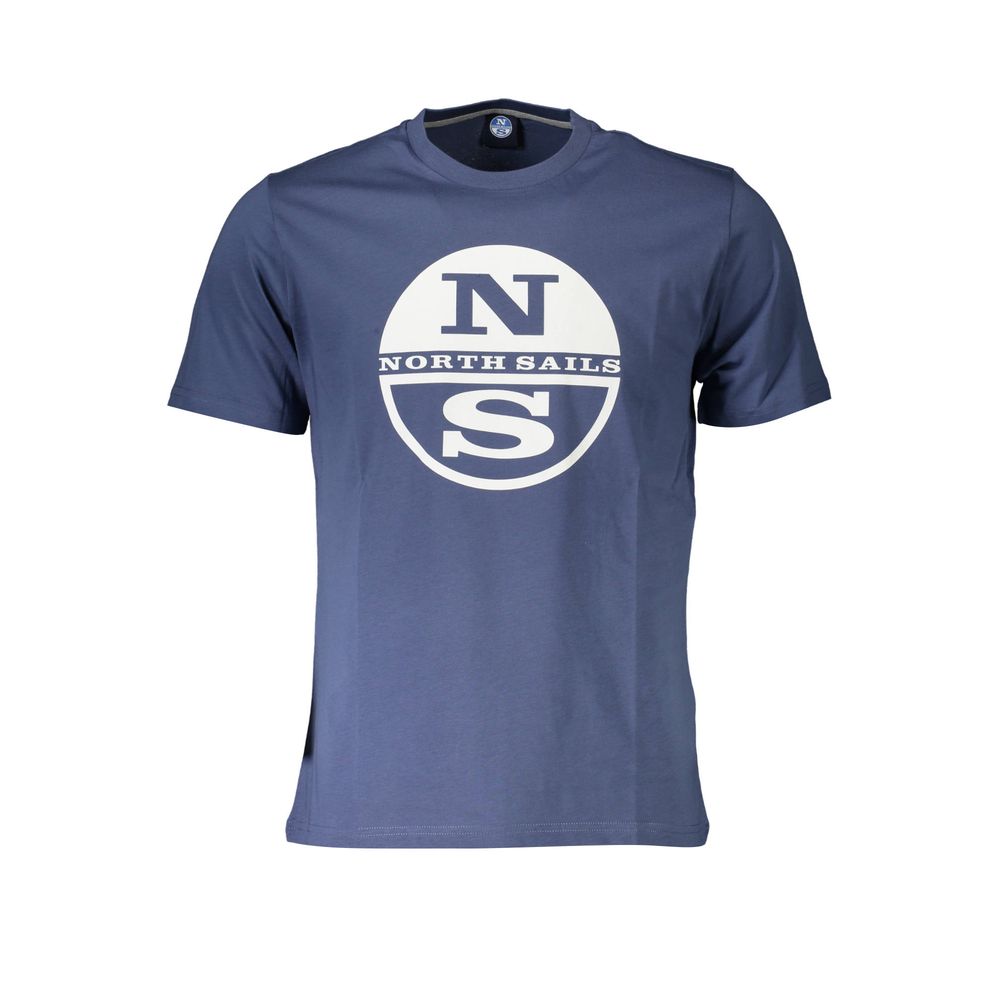 North Sails Blau Baumwolle Männer T-Shirt