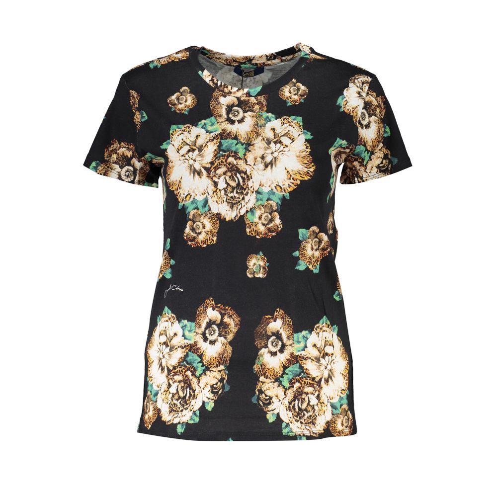 Cavalli Class Schwarze Baumwolle Tops & T-Shirt