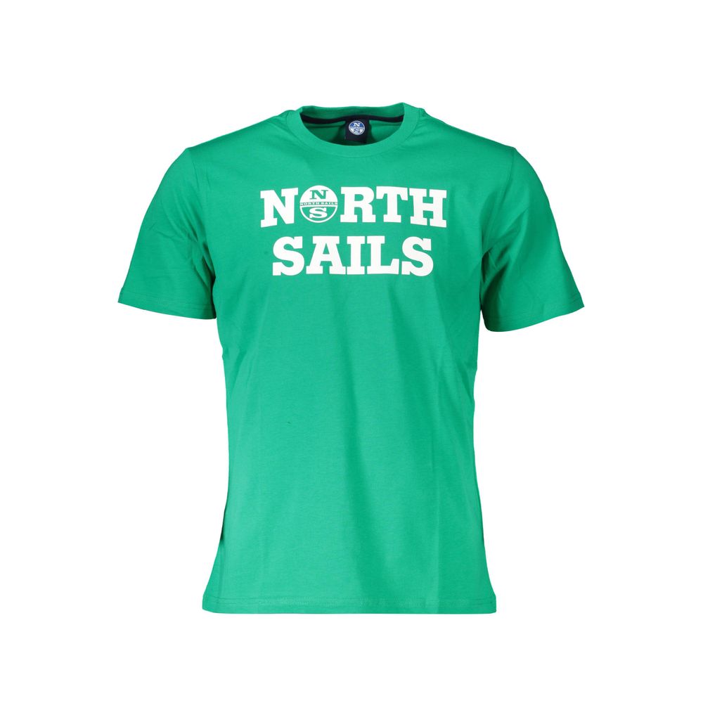 North Sails Grünes Baumwolle Männer T-Shirt