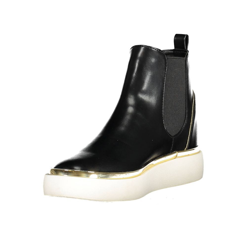 U.S. POLO ASSN. Schwarzer Polyester Damenstiefel