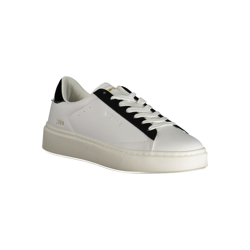 Gas Weißer Polyester Damen Sneaker