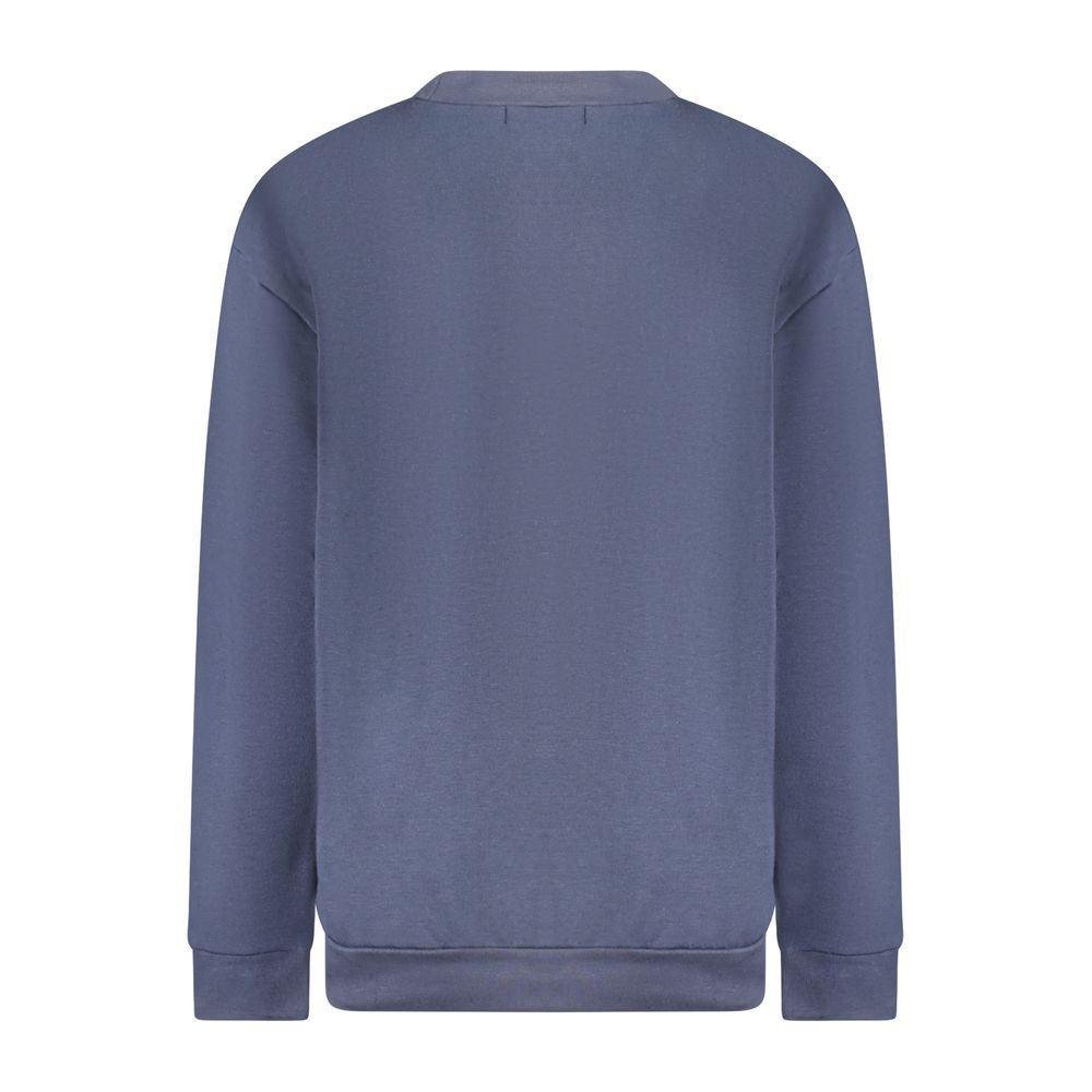 Cavalli Class Blauer Baumwollpullover für Frauen
